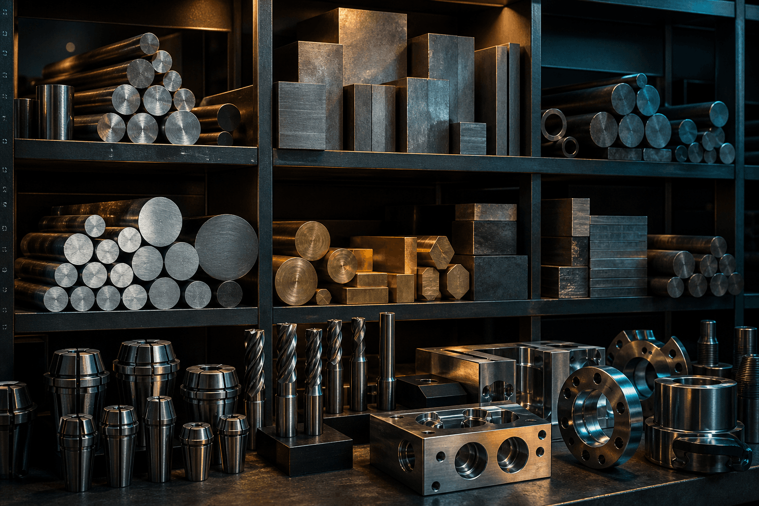 Semifabricate metalice și scule pentru prelucrare